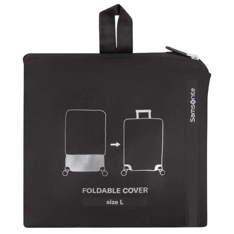 Samsonite 155586-1041 L Κάλυμμα Βαλίτσας / Foldable Luggage Cover Μαύρο Samsonite