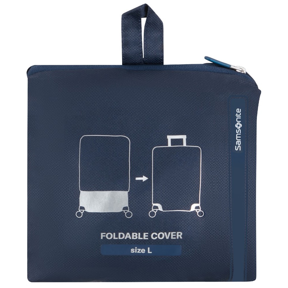 Samsonite 155586-1549 L Κάλυμμα Βαλίτσας / Foldable Luggage Cover Μπλε Είδη ταξιδιού