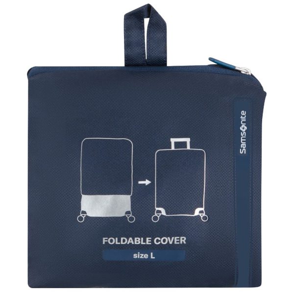 Samsonite 155586-1549 L Κάλυμμα Βαλίτσας / Foldable Luggage Cover Μπλε