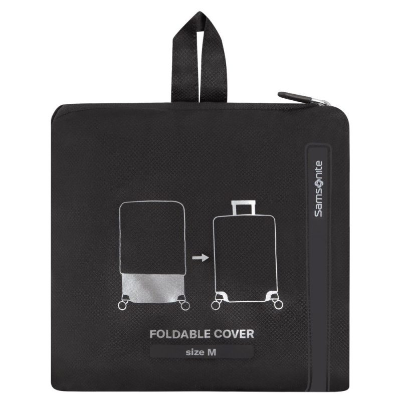 Samsonite 155587-1041 M Κάλυμμα Βαλίτσας / Foldable Luggage Cover Μαύρο Samsonite