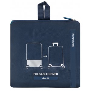 Samsonite 155587-1549 M Κάλυμμα Βαλίτσας / Foldable Luggage Cover Μπλε Είδη ταξιδιού