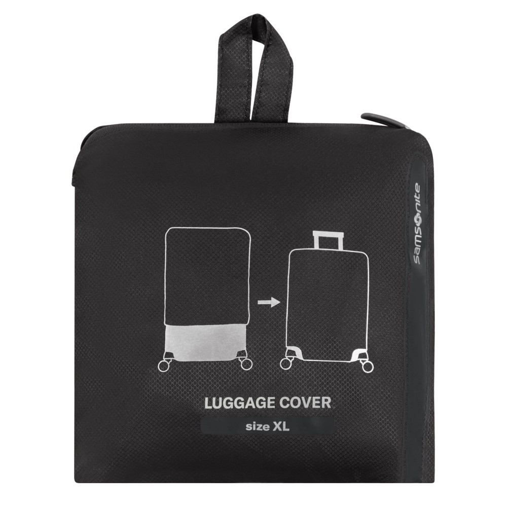 Samsonite 155588-1041 XL Foldable Luggage Cover Black Travel Items