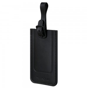 Samsonite 155592-1041 Ta Revolution Luggage Tags Ετικέτες Βαλίτσας 2τμχ Μαύρες Είδη ταξιδιού