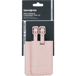 Samsonite 155592-1751 Ta Revolution Luggage Tags Ετικέτες Βαλίτσας 2τμχ Ροζ Είδη ταξιδιού