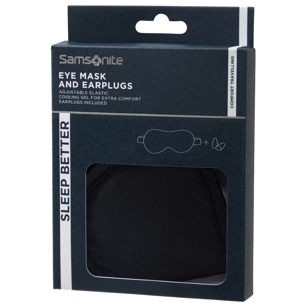 Samsonite 155595-1041 Ta Revolution Eye Mask and Earplugs Μάσκα Ύπνου Μαύρη Είδη ταξιδιού