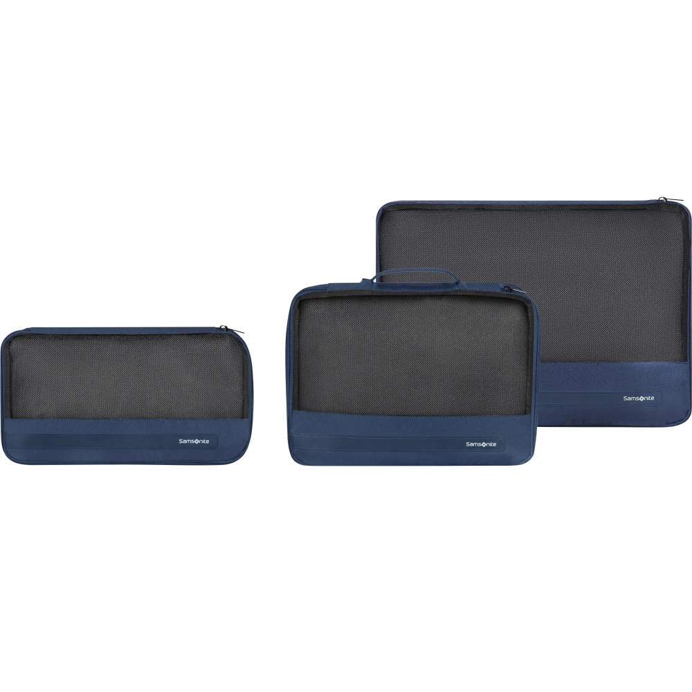Samsonite 155602-1549 Ta Revolution Set of 3 Packing Cubes Blue suitcase organisers Travel Items