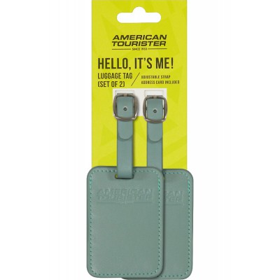 American Tourister 158736-A580 Luggage Tags 2pcs green