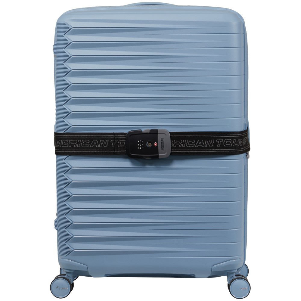American Tourister 159207-1062 Ιμάντας Βαλίτσας με TSA Lock Μαύρο/Γκρι Είδη ταξιδιού