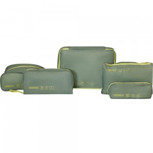 American Tourister 159210-A920 Set of 5 Packing Organisers Θήκες οργάνωσης Βαλίτσας Πράσινο Είδη ταξιδιού