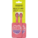 American Tourister 160234-A669 Luggage Tags Ετικέτες Βαλίτσας 2τμχ Ροζ 1
