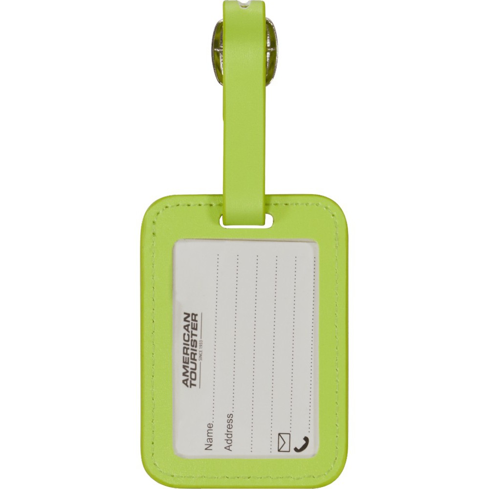 American Tourister 160234-A984 Luggage Tags 2pcs Green Travel Items