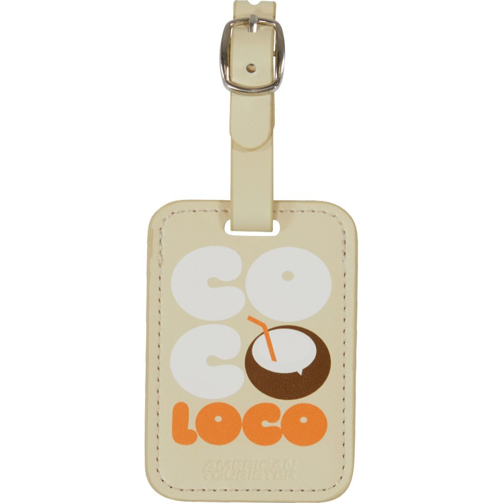 American Tourister 160234-A986 Luggage Tags 2pcs Beige Travel Items
