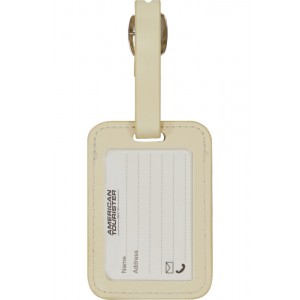 American Tourister 160234-A986 Luggage Tags 2pcs Beige Travel Items