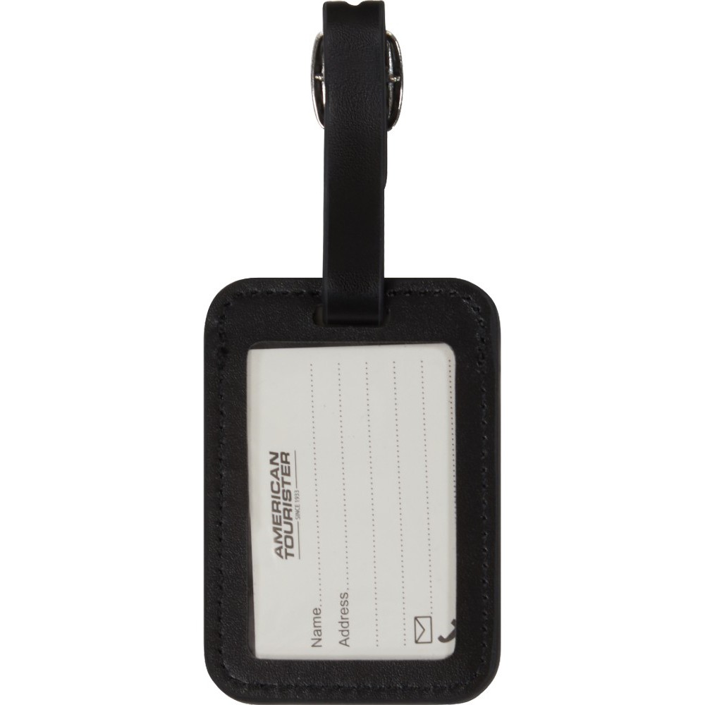 American Tourister 160234-A987 Luggage Tags 2pcs Black Travel Items