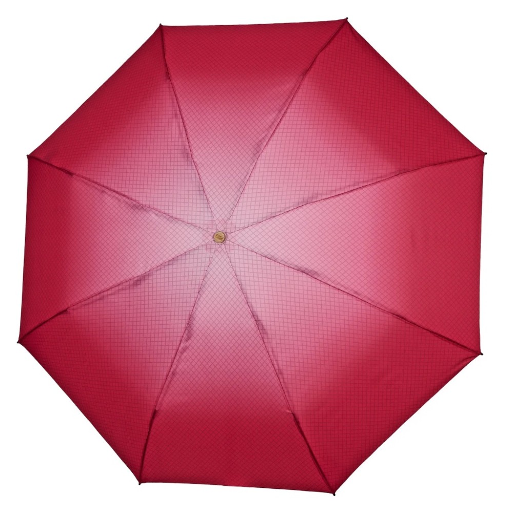 PERLETTI 26478 Automatic Windproof Folding Rain Umbrella Fuchsia Accessories