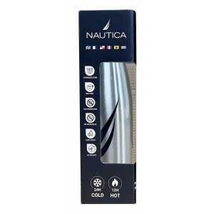 Nautica 2850 Μπουκάλι Θερμός 500ml Ασημί  Αξεσουάρ