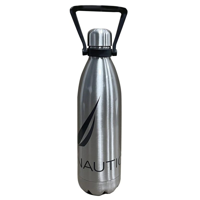 Nautica 2855 Μπουκάλι Θερμός 1L Ασημί NAUTICA