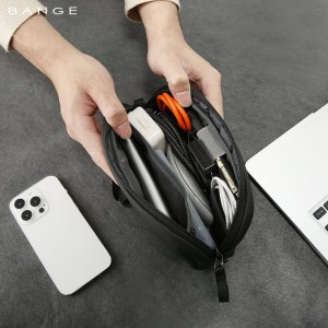 Bange 3066 Τσαντάκι-Θήκη Οργάνωσης Καλωδίων Μαύρη Bags