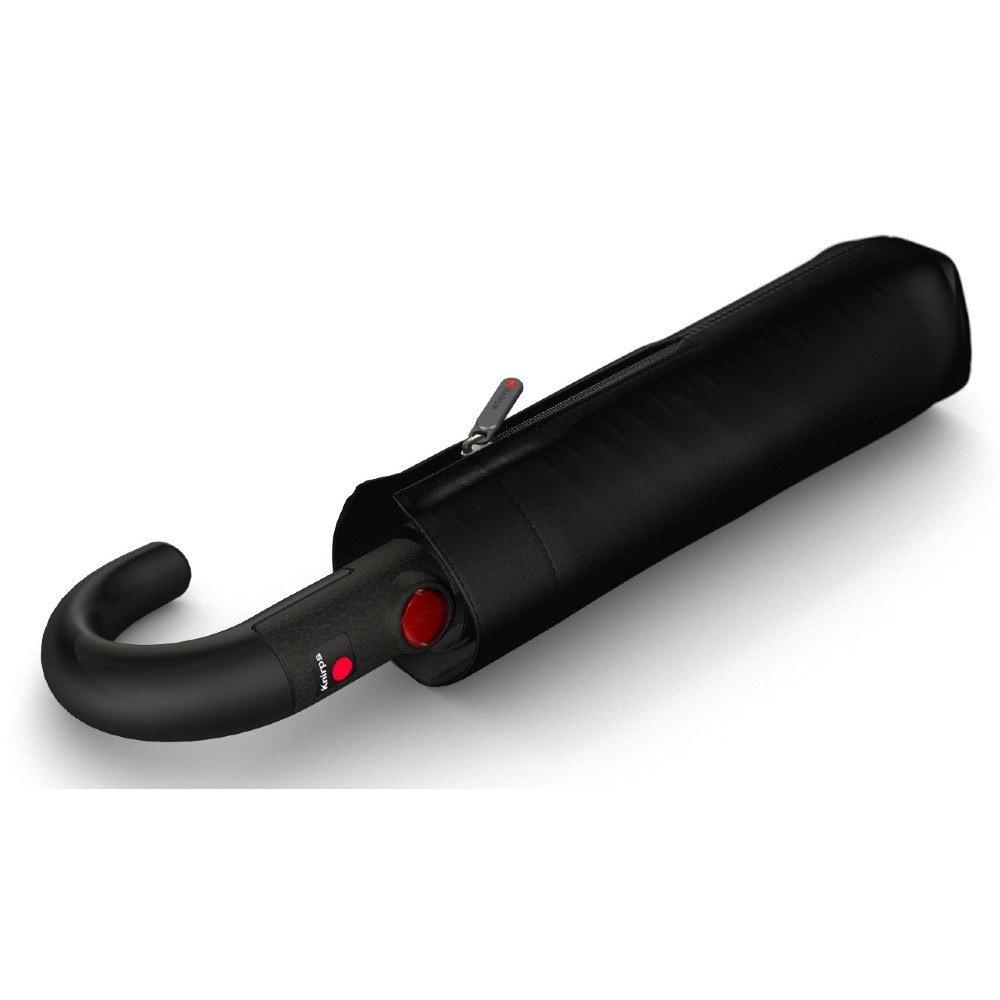 Knirps T.260 32601000 Αυτόματη Αντιανεμική Ομπρέλα Βροχής Μπαστούνι Σπαστή Μαύρη Accessories