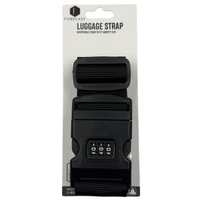 Forecast 39009 Ιμάντας Βαλίτσας Με Συνδυασμό Μαύρος