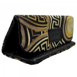 3Cats K4 Handmade Leather Tobacco Pouches with Canvas Black Accessories