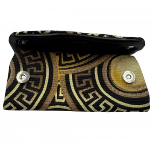 3Cats K4 Handmade Leather Tobacco Pouches with Canvas Black Accessories