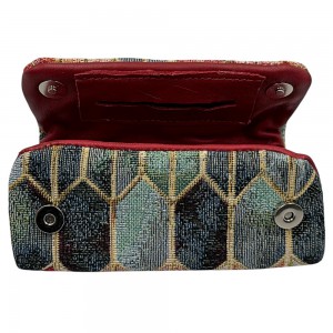 3Cats K4 Handmade Leather Tobacco Pouches with Red Canvas. Accessories