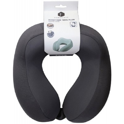 Forecast 57405 Μαξιλαράκι Ταξιδίου με Memory Foam Γκρι