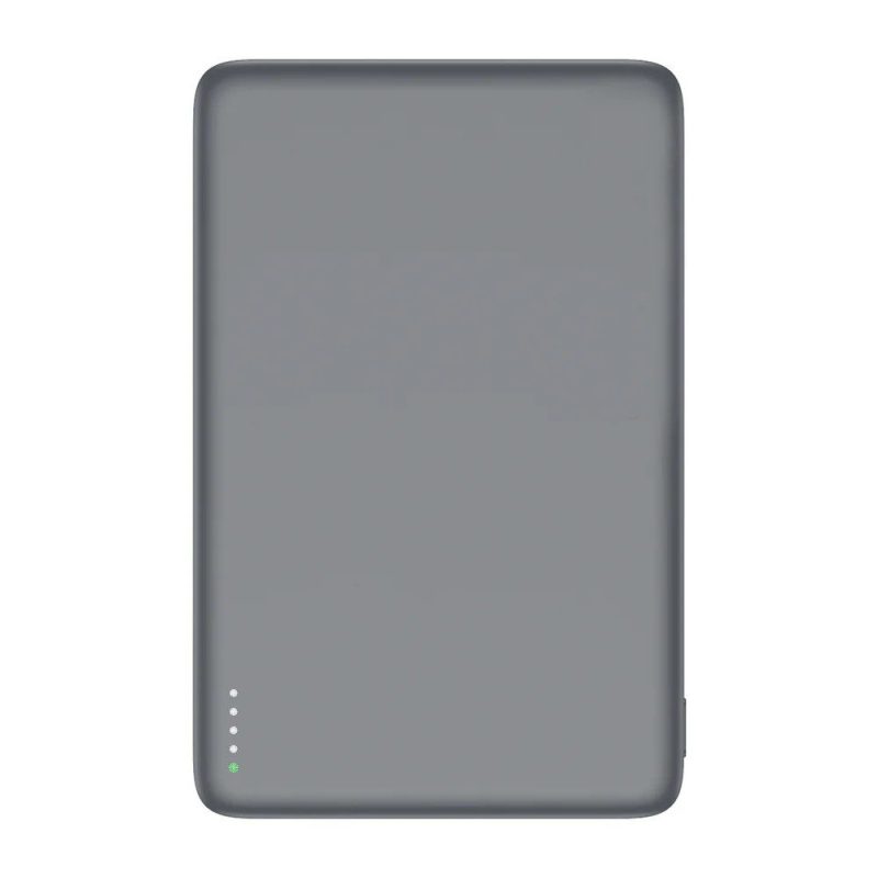 Valenta 588676 Powerbank MagSafe Ultra Slim 5000mAh 15W Γκρι Valenta
