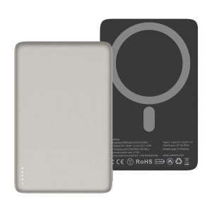 Valenta 588874 Powerbank MagSafe Ultra Slim 5.000 mAh Natural Ασημί Αξεσουάρ