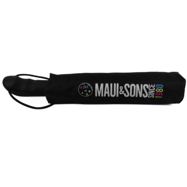 Maui & Sons 6111 Αυτόματη Ομπρέλα Βροχής Σπαστή Μαύρη