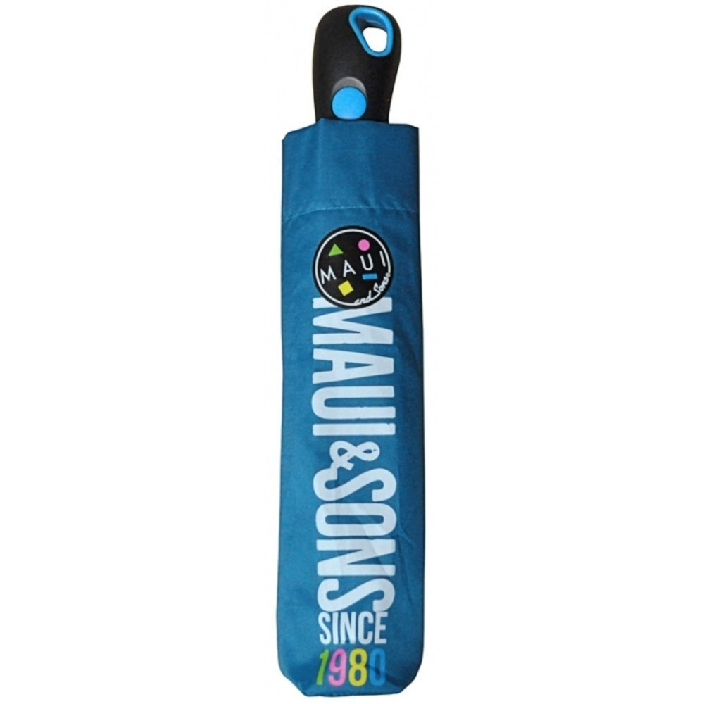 Maui & Sons 6112 Αυτόματη Ομπρέλα Βροχής Σπαστή Petrol-Μπλε Αξεσουάρ