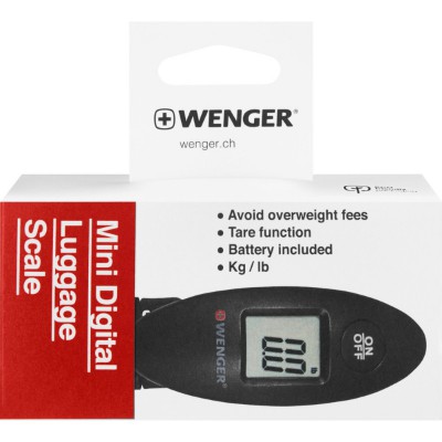 Wenger 611883 Digital Luggage Scale Ζυγαριά Αποσκευών Μαύρη