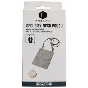 Forecast 67603 Security Neck Pouch Πορτοφόλι Ταξιδίου Μπεζ Είδη ταξιδιού