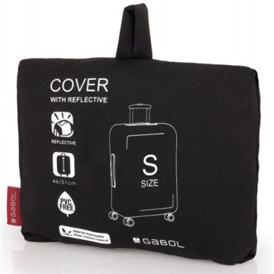 Gabol 800005 Κάλυμμα Βαλίτσας Luggage Cover SMALL Μαύρο