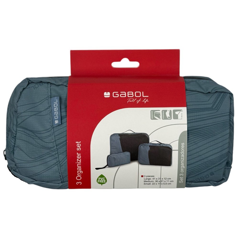 Gabol 800049 Θήκες οργάνωσης Βαλίτσας3τμχ Organizer set Είδη ταξιδιού