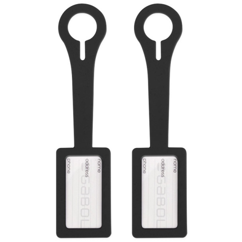 Gabol 800054 Ετικέτες Βαλίτσας 2τμχ Μαύρες Είδη ταξιδιού