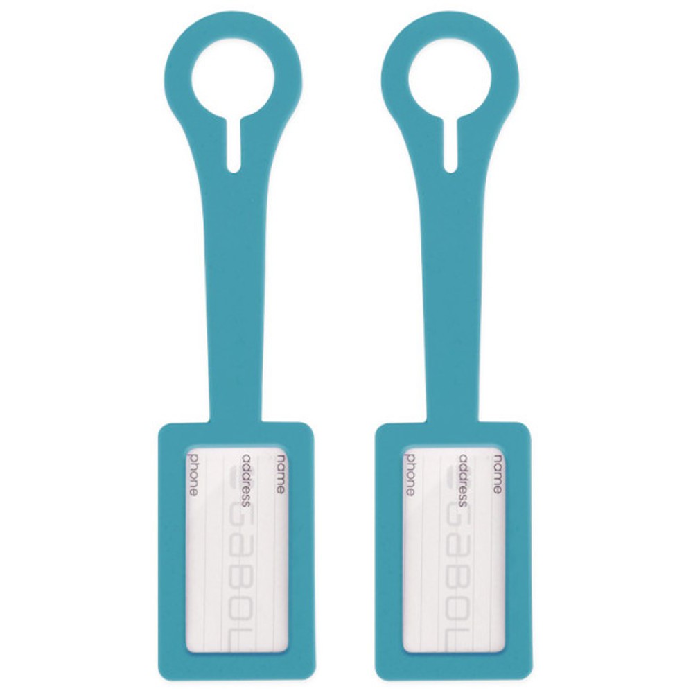 Gabol 800054 Ετικέτες Βαλίτσας 2τμχ Τιρκουάζ Είδη ταξιδιού