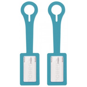 Gabol 800054 Ετικέτες Βαλίτσας 2τμχ Τιρκουάζ Είδη ταξιδιού