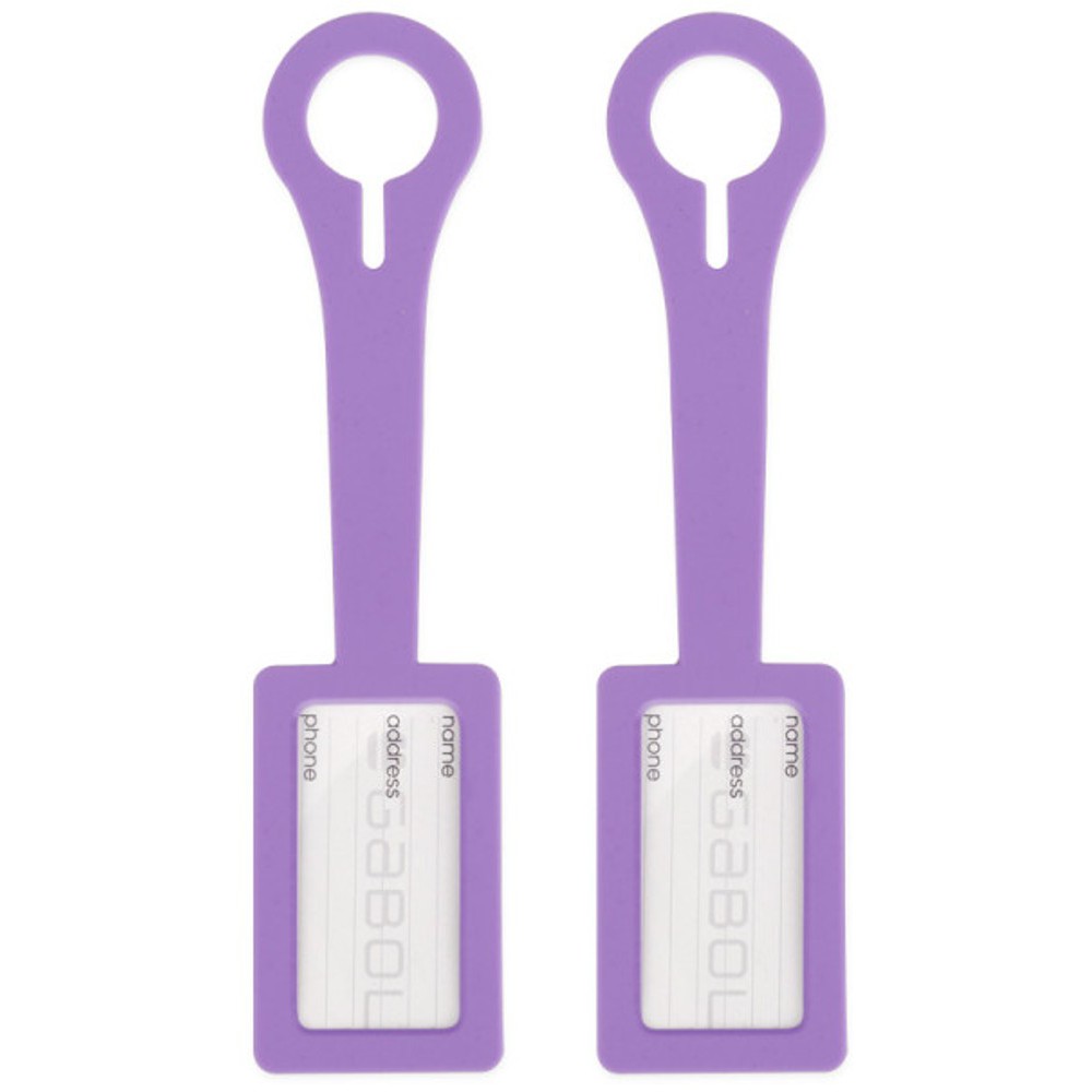 Gabol 800054 Ετικέτες Βαλίτσας 2τμχ Λιλά Αξεσουάρ