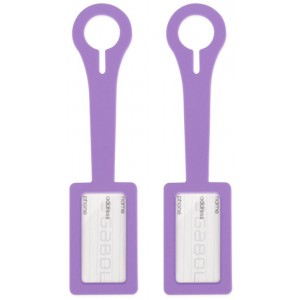 Gabol 800054 Ετικέτες Βαλίτσας 2τμχ Λιλά Αξεσουάρ