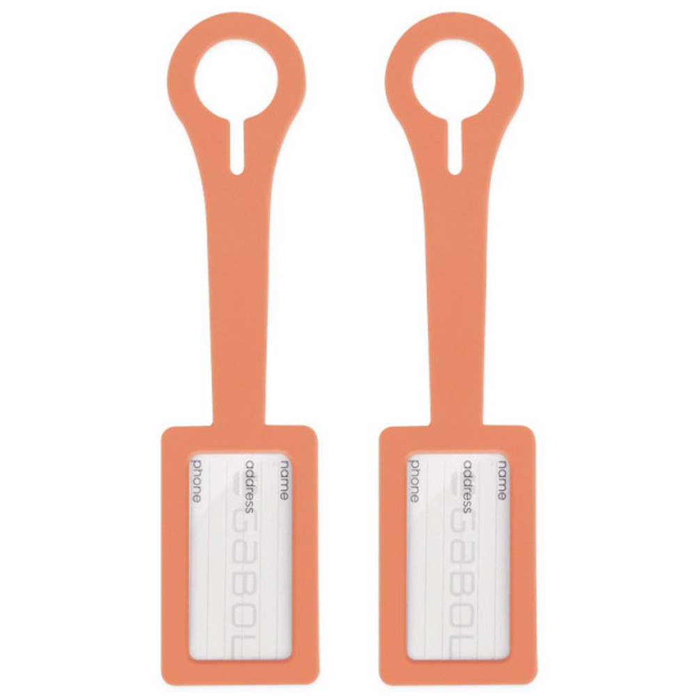 Gabol 800054 Ετικέτες Βαλίτσας 2τμχ πορτοκαλί Είδη ταξιδιού