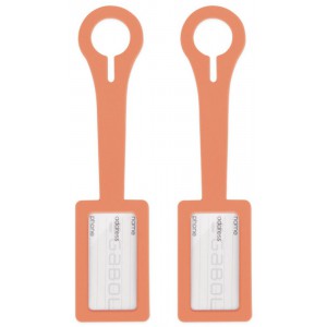 Gabol 800054 Ετικέτες Βαλίτσας 2τμχ πορτοκαλί Είδη ταξιδιού