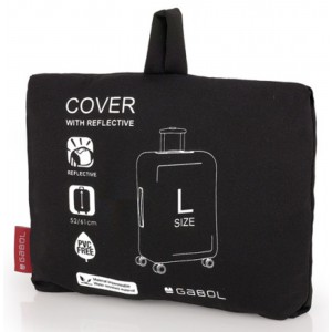 Gabol 800057 Κάλυμμα Βαλίτσας Luggage Cover LARGE Μαύρο Είδη ταξιδιού