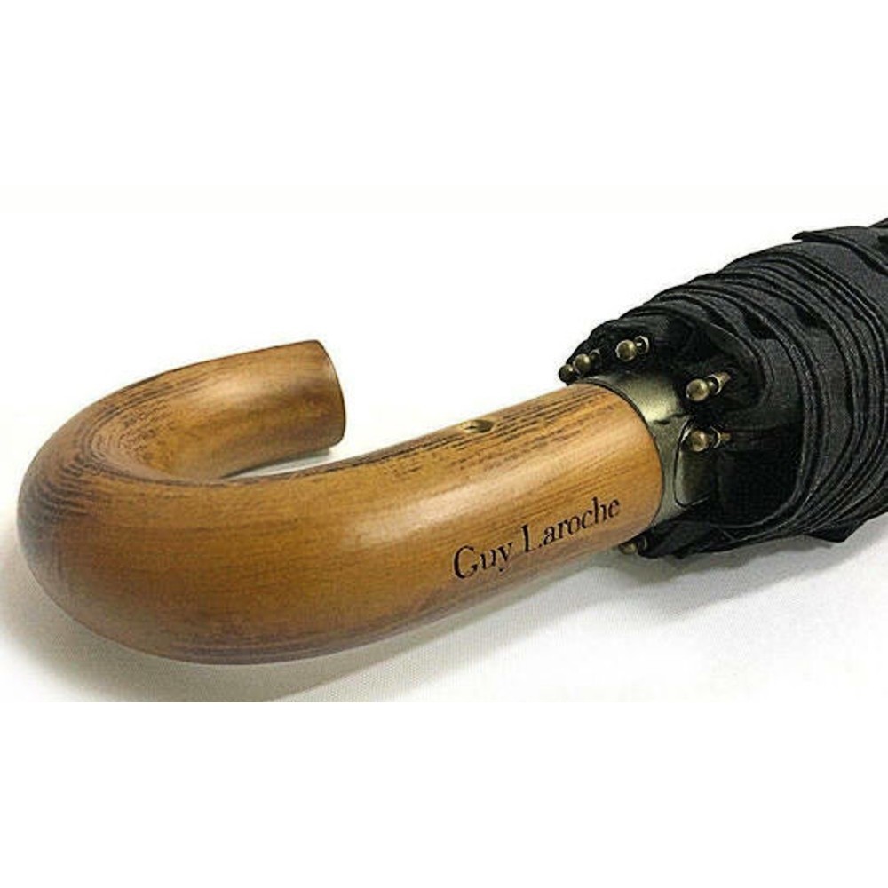 Guy Laroche 8114 Αυτόματη Αντιανεμική Ομπρέλα Βροχής Σπαστή Μαύρη