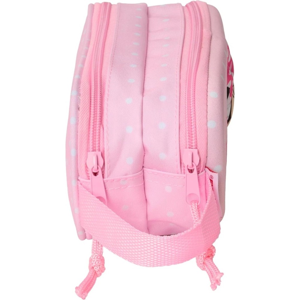 Safta 822551512 3D Minnie Mouse Κασετίνα Διπλή Ροζ