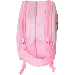 Safta 822551512 3D Minnie Mouse Κασετίνα Διπλή Ροζ