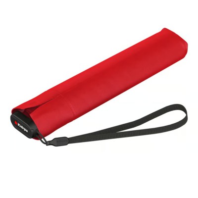 Knirps US.050 Αντιανεμική Ομπρέλα Βροχής Σπαστή Ultra Slim 00501501 Κόκκινη