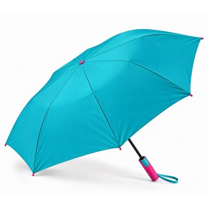 PERLETTI 26466 Automatic Windproof Folding Rain Umbrella Sky Blue Accessories