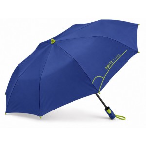 PERLETTI 26466 Automatic Windproof Folding Blue Rain Umbrella Accessories